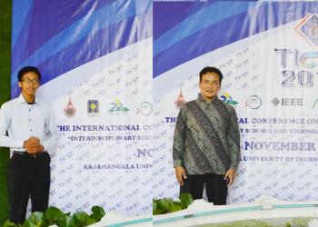 DOSEN DAN MAHASISWA ELEKTRONIKA PRESENTASI PADA TICST 2015 DI THAILAND